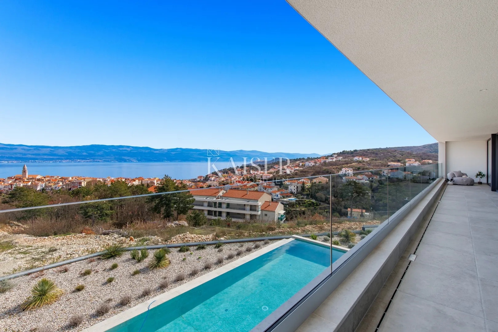 krk, vrbnik - villa 265m2 sa panoramskim pogledom na more - slika 56