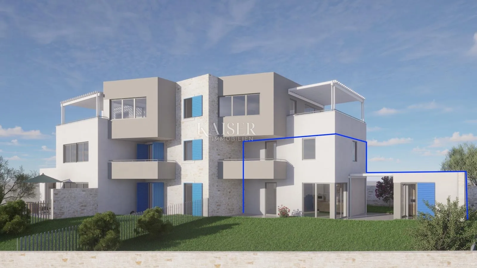 Novi Vinodolski – Dvoetažni stan u novogradnji 250 m od plaže (S3) - Povile, Novi Vinodolski