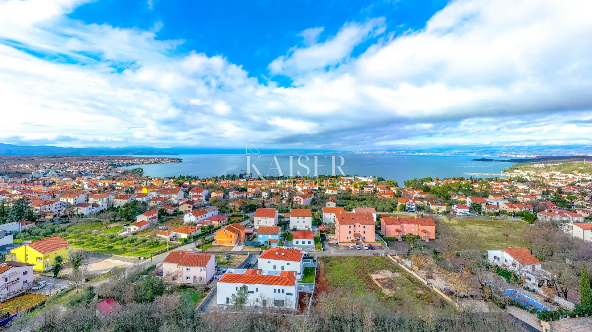 Otok Krk, Malinska - apartman 34 m2, 1S+DB - Milčetići, Malinska-Dubašnica