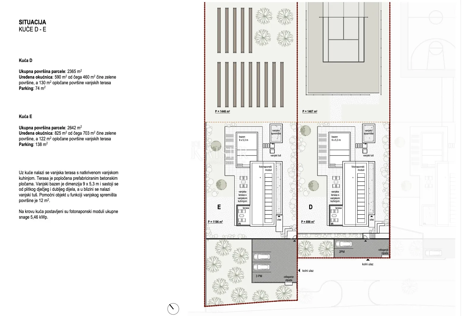 istra, labin - vila s bazenom 176 m2 na okućnici 2 642 m2 - slika 11