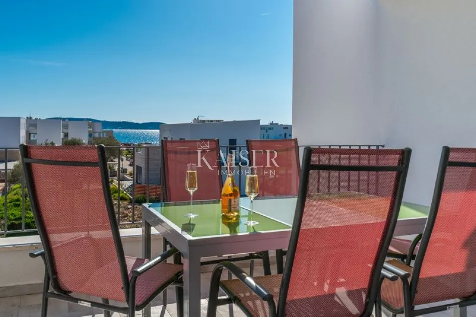 sukošan, zadar - moderan dvosoban apartman s lođom i pogledom na more - slika 76