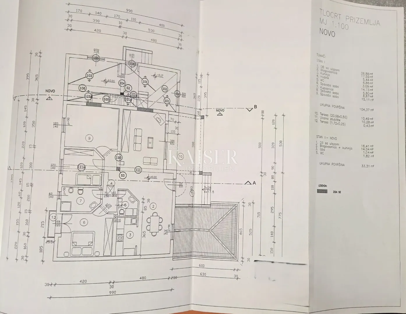 istra, umag - okolica: namještena kuća 200m2 sa dva stana i velikom okućnicom 500m2 - slika 22