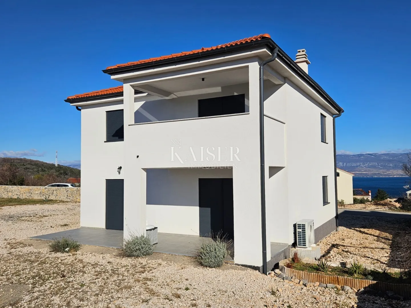 krk, vrbnik - samostojeća kuća 152m2, pogled more - slika 2