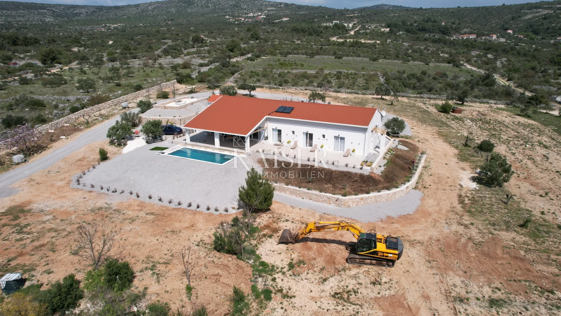 Rogoznica- Lukszuzna vila sa bazenom i teniskim terenom na 20000m2 - Sapina Doca, Rogoznica