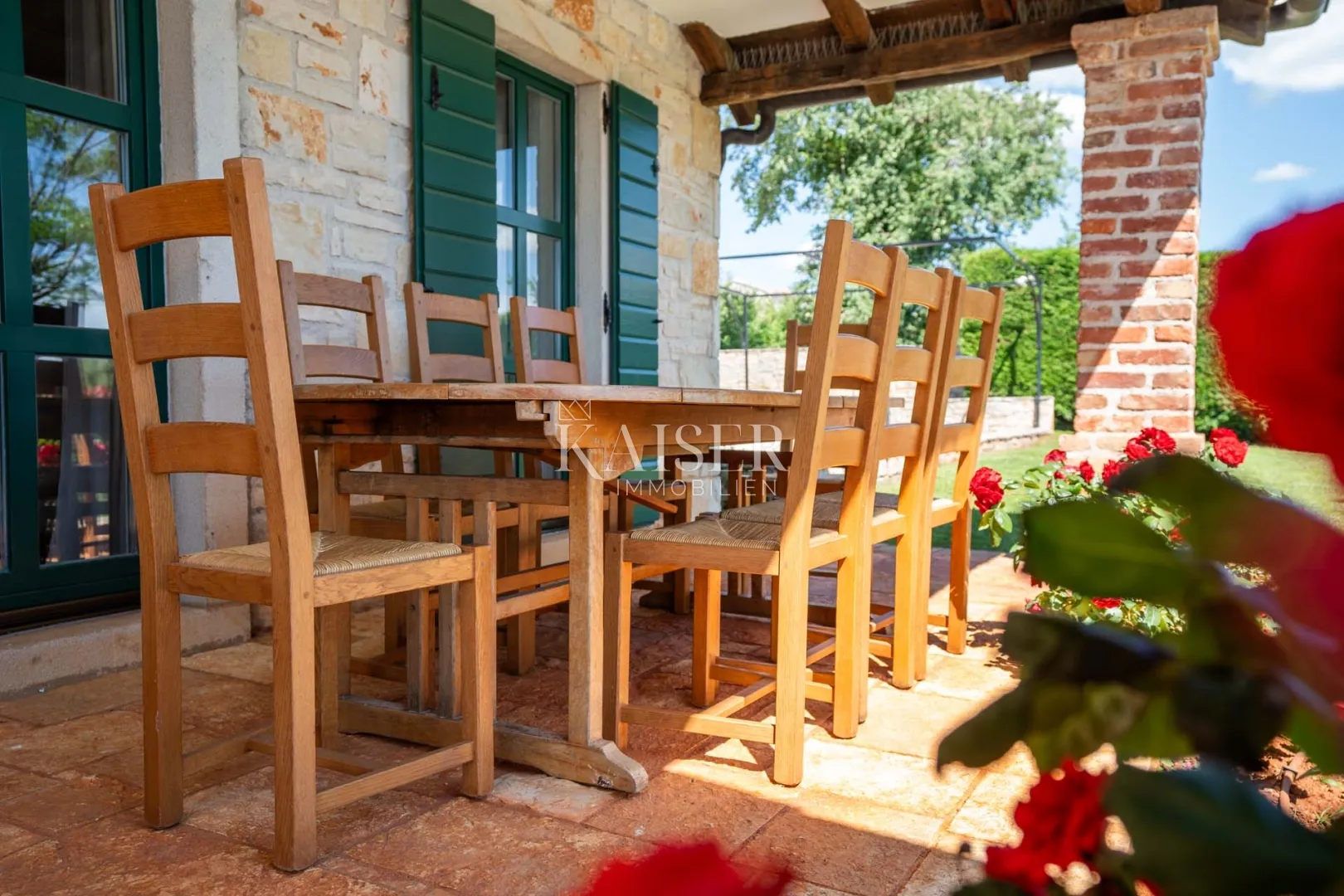 poreč, istra, okolica, prekrasna rustikalna vila sa bazenom - slika 5