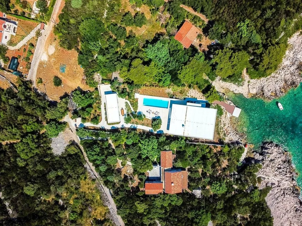dubrovnik, otok koločep - jedinstvena moderna vila uz more s privatnim ulazom na plažu - slika 2