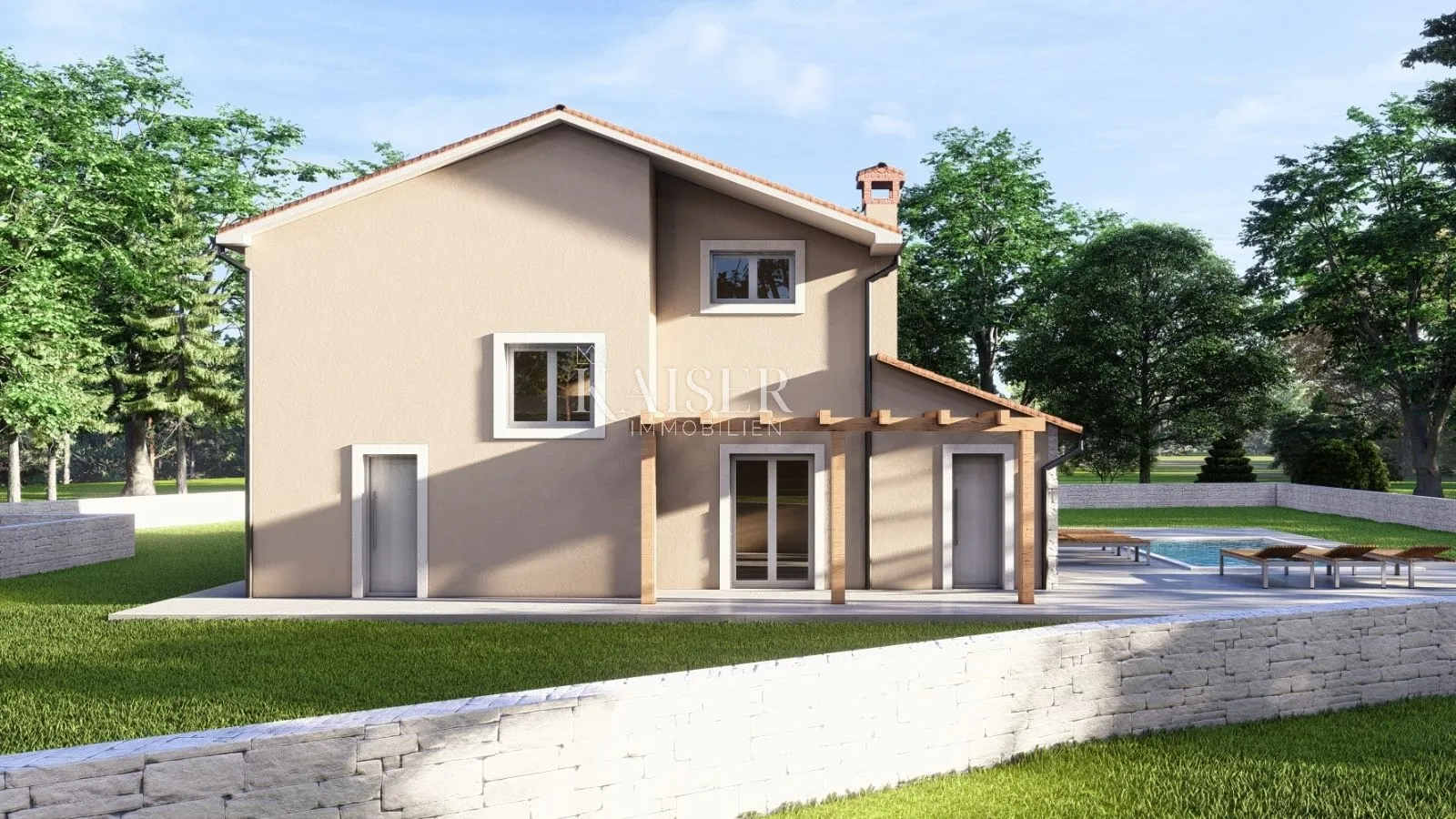 istra - barban, samostojeća vila sa bazenom - slika 5