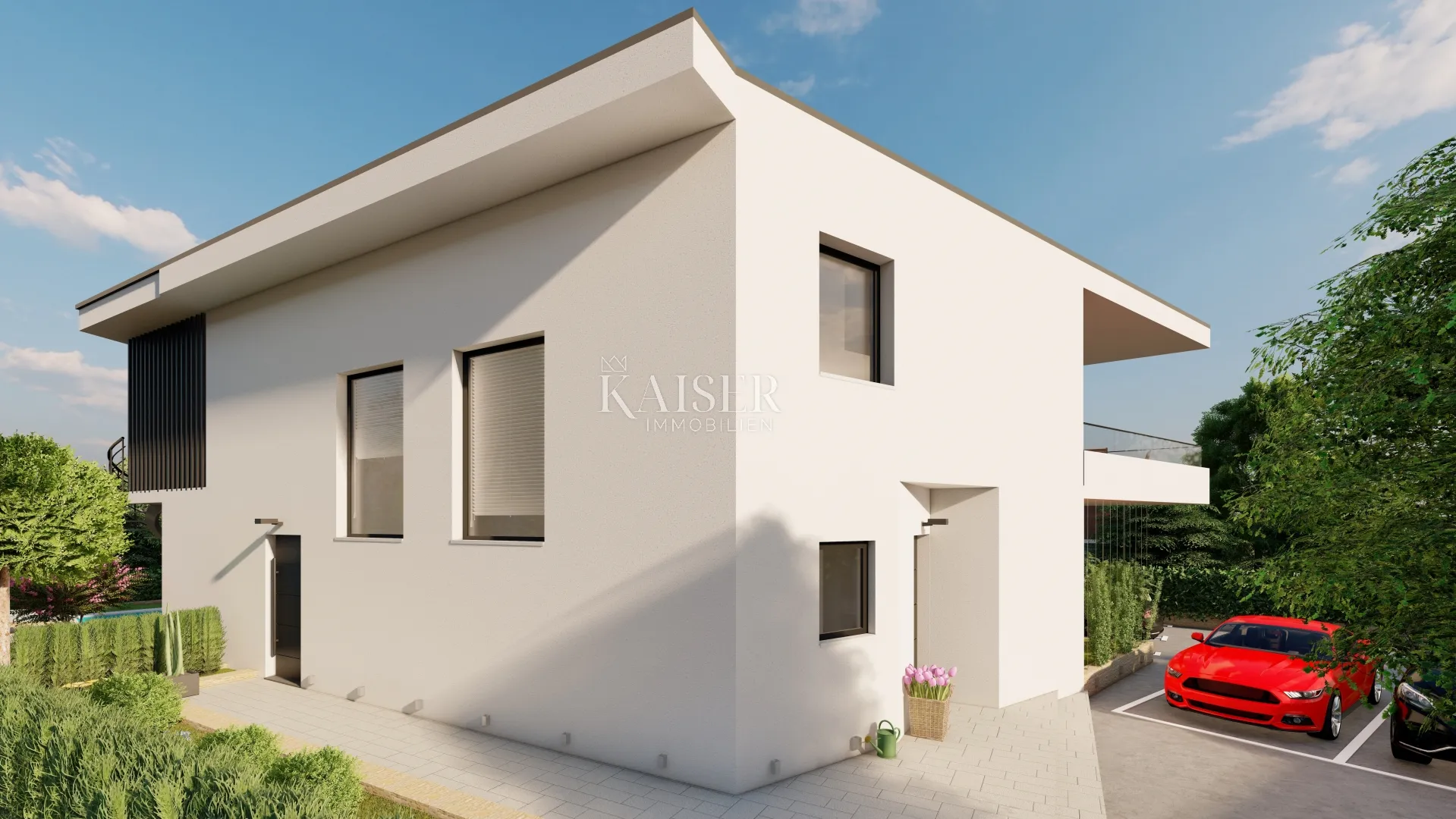 otok krk, malinska - luksuzna dvojna kuća sa privatnim bazenom 177 m2 - slika 11