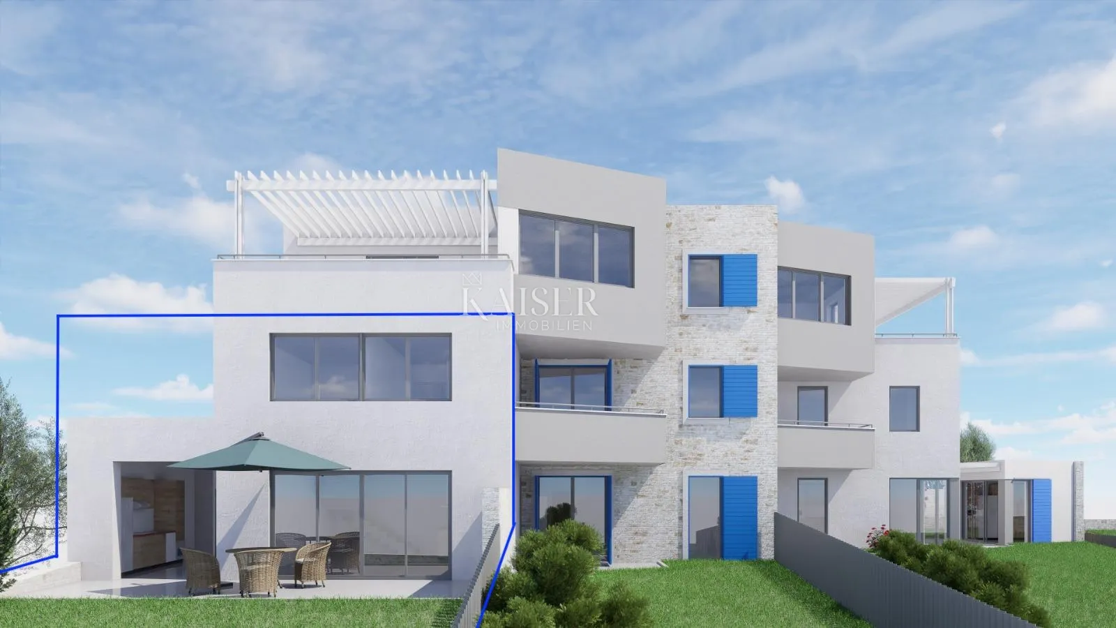 Novi Vinodolski – Dvoetažni stan u novogradnji 250 m od plaže (S1) - Povile, Novi Vinodolski