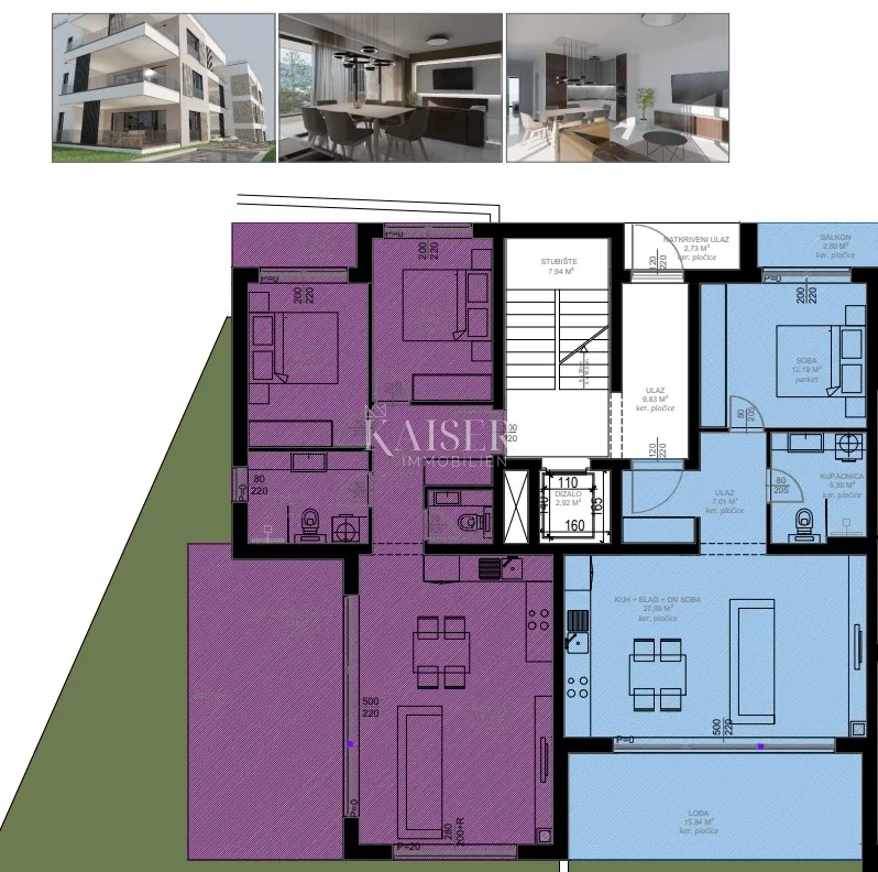zadar, sv. filip i jakov- komforan apartman s vrtom - slika 37