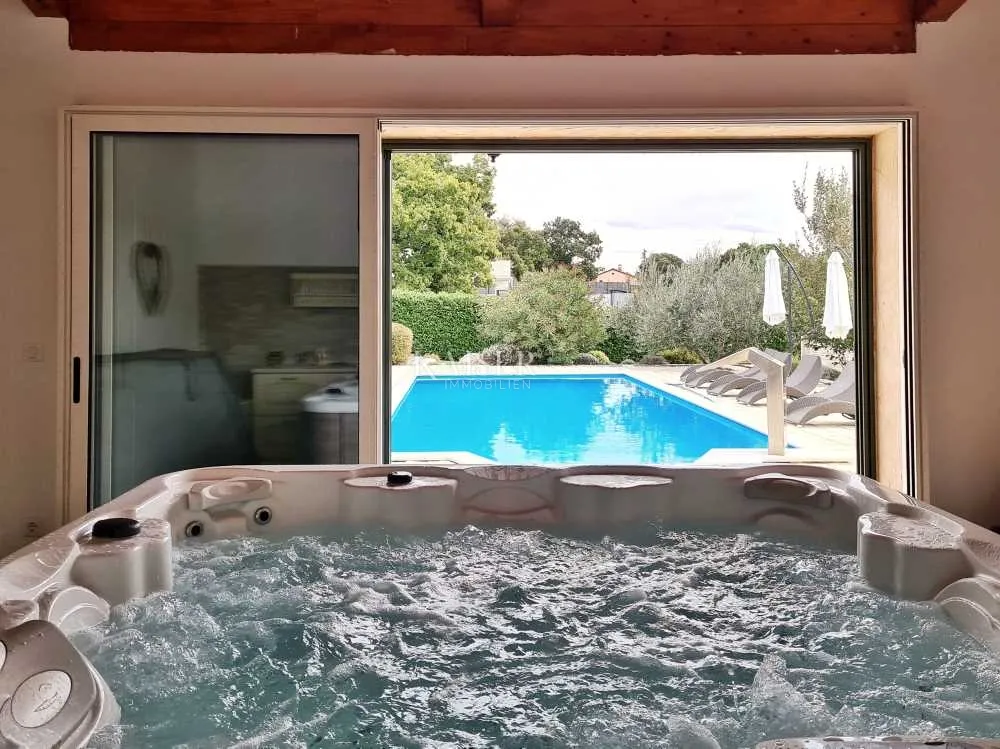 istra - poreč, luksuzna vila pogled more i sauna - slika 9