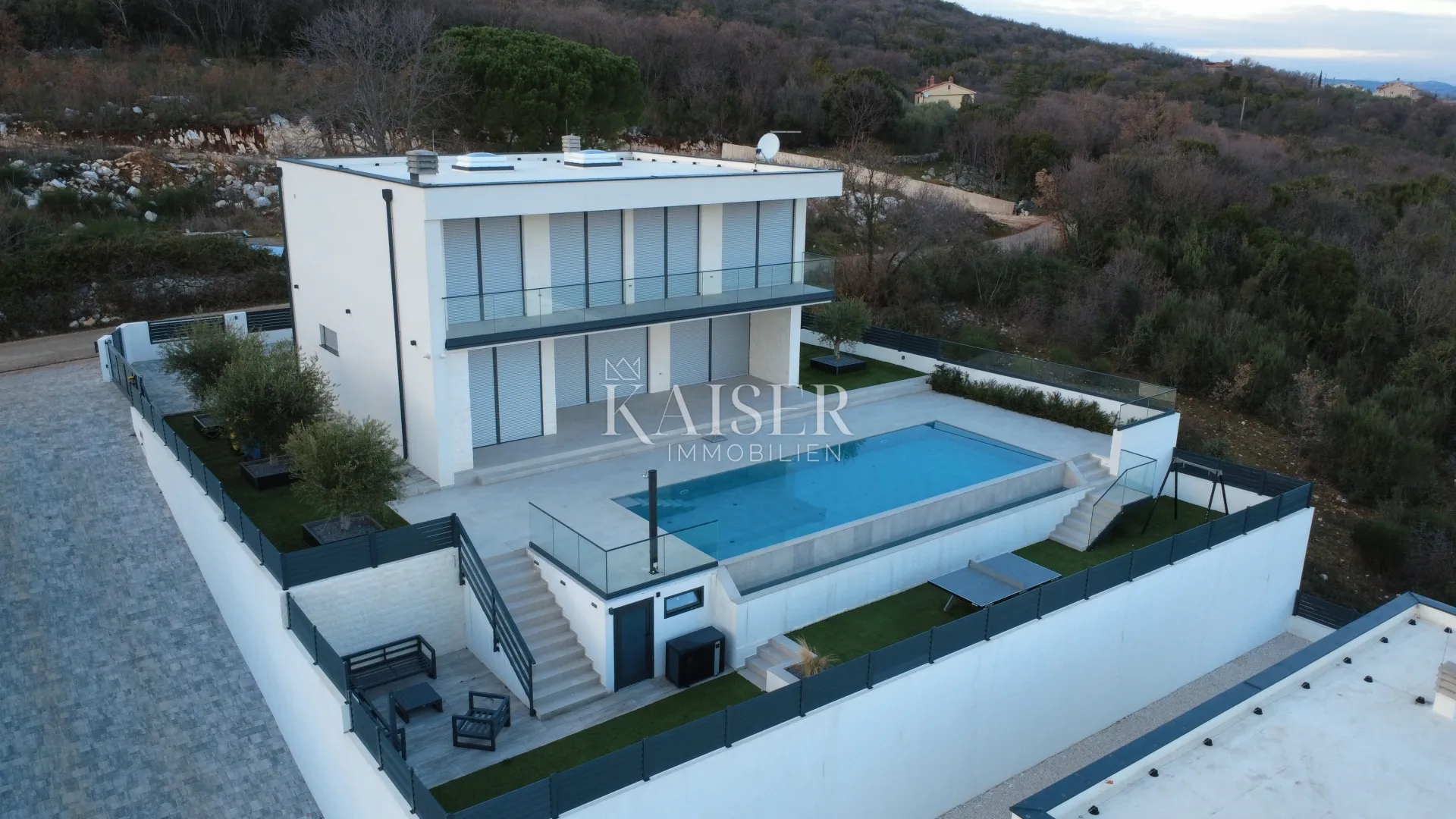 istra, rabac - luksuzna vila s panoramskim pogledom na more, 233 m2 - slika 15