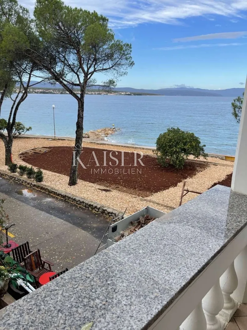otok krk, malinska - stan 4s+db, prvi red do mora - slika 8
