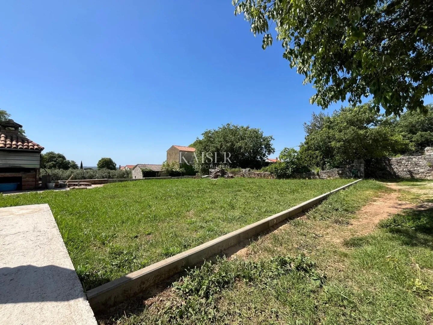 istra - poreč, kamena kuća sa okućnicom pogled more - slika 6