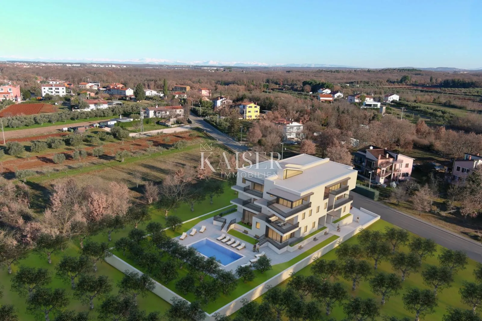 istra, umag okolica - stan 60m2; novogradnja sa dvije spavaće sobe; 500m od mora - slika 2