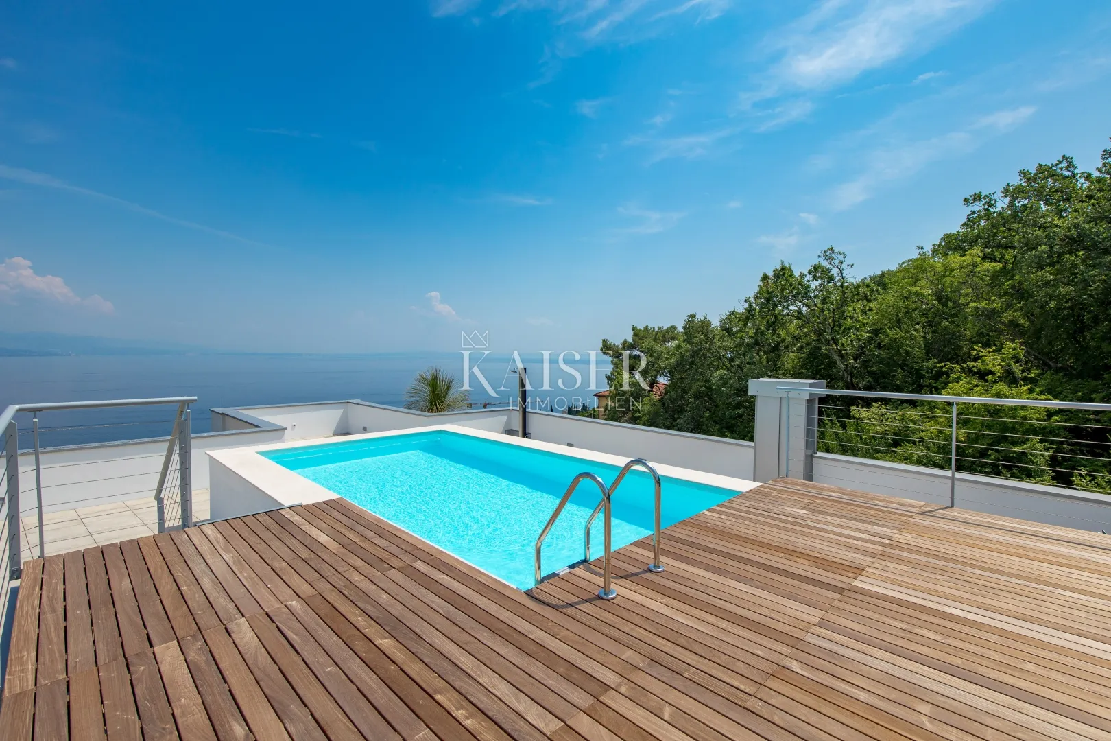 opatija, penthouse, blizina centra, pogled na opatiju i kvarner s vrha krova - slika 23