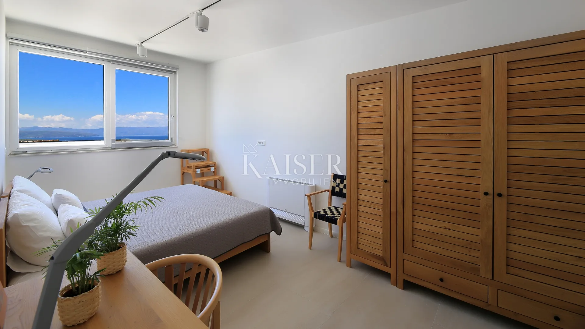 otok krk, malinska- moderna vila 200m2 s bazenom i pogledom na more - slika 20