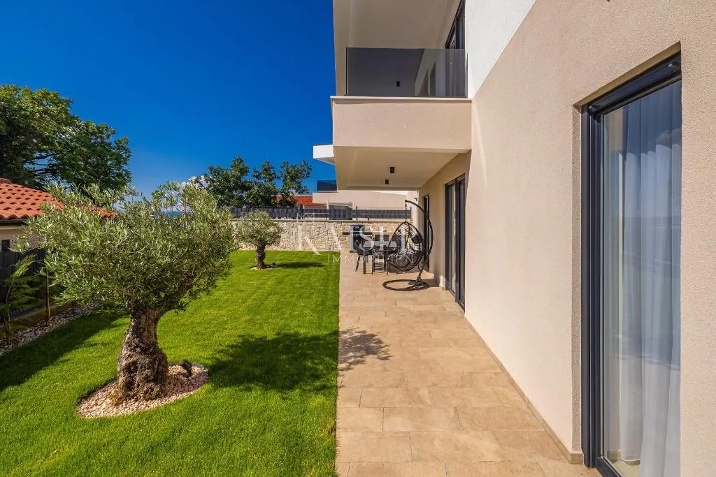 otok krk, omišalj - luksuzna dvojna kuća 204m2 - slika 7