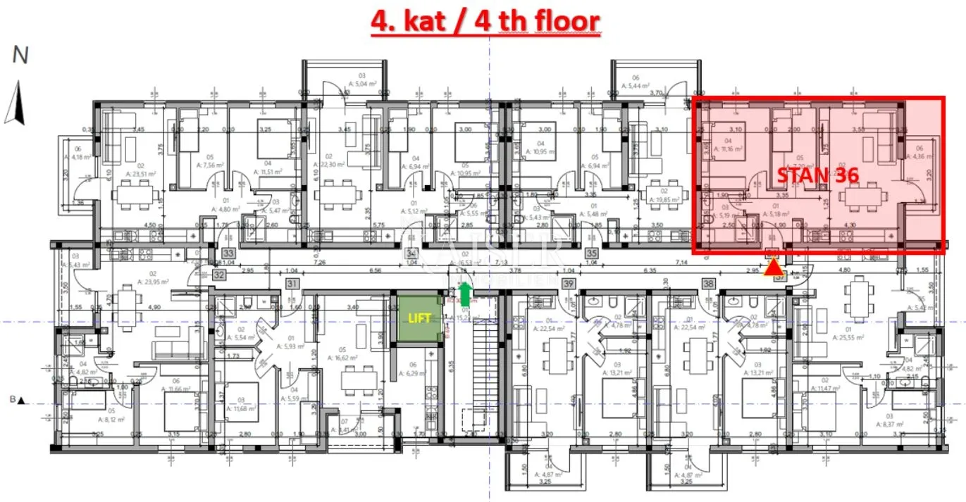 istra, pula- dvosoban stan 54m² u modernoj novogradnji - slika 27