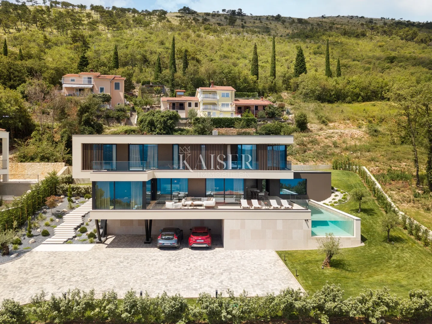 istra, rabac - luksuzna vila s bazenom 245,95m2 - slika 26