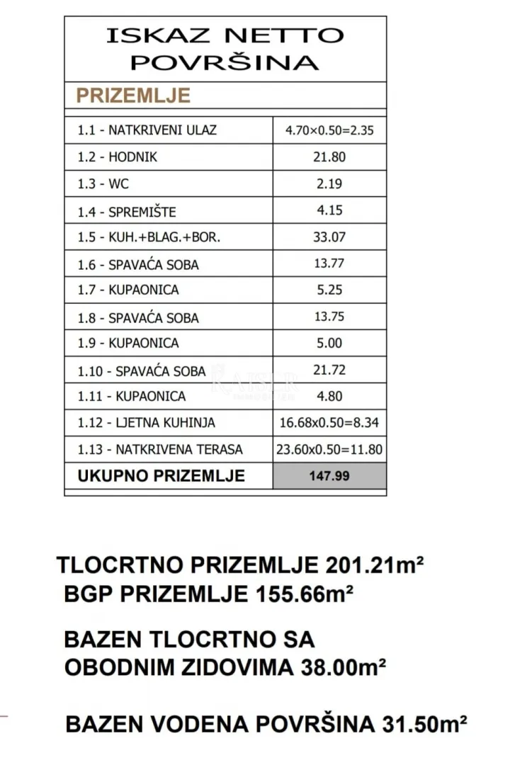 istra, žminj - prizemnica s bazenom - slika 9