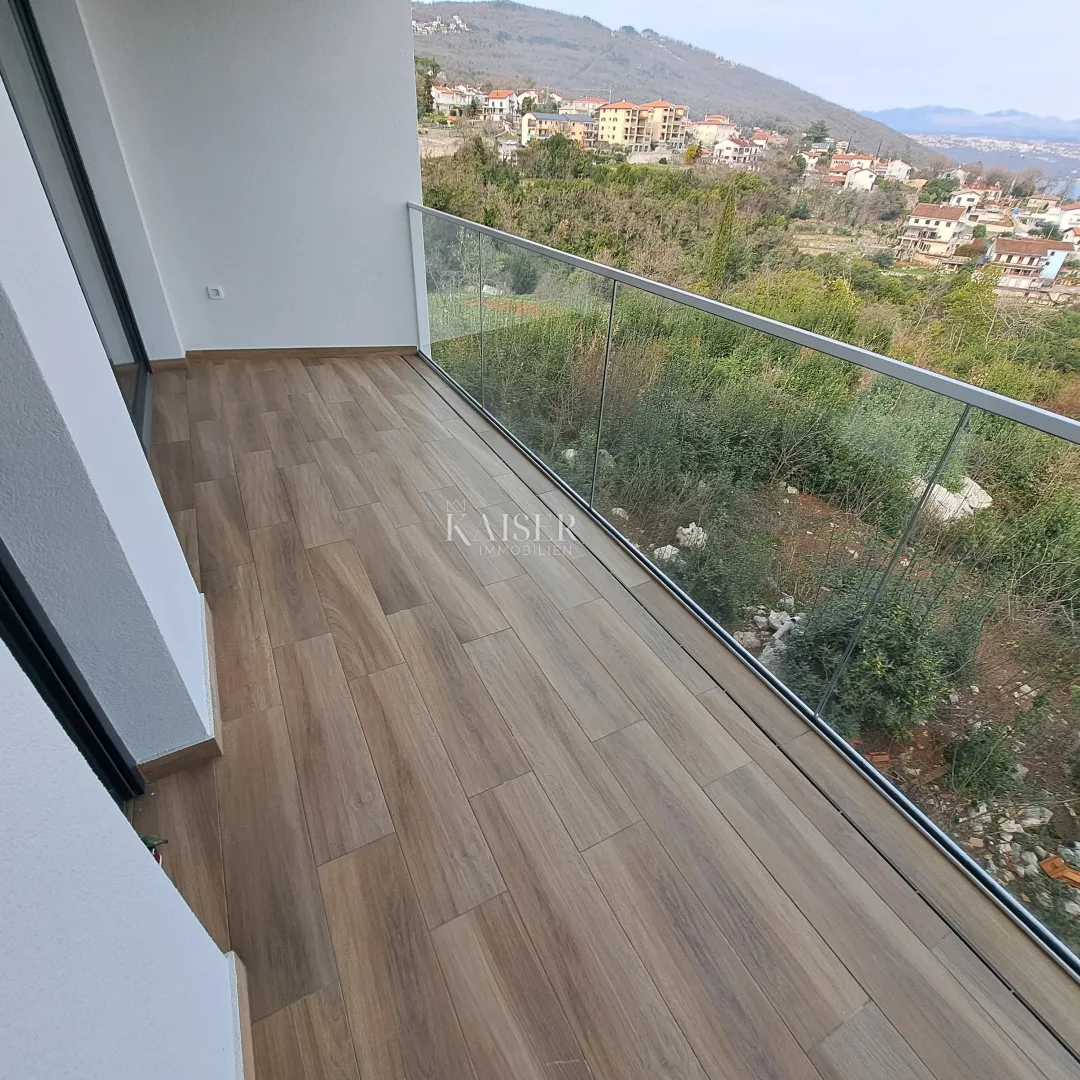 opatijska rivijera, okolica,dvosobni dvoetažni stan u novogradnji s panoramskim pogledom - slika 8