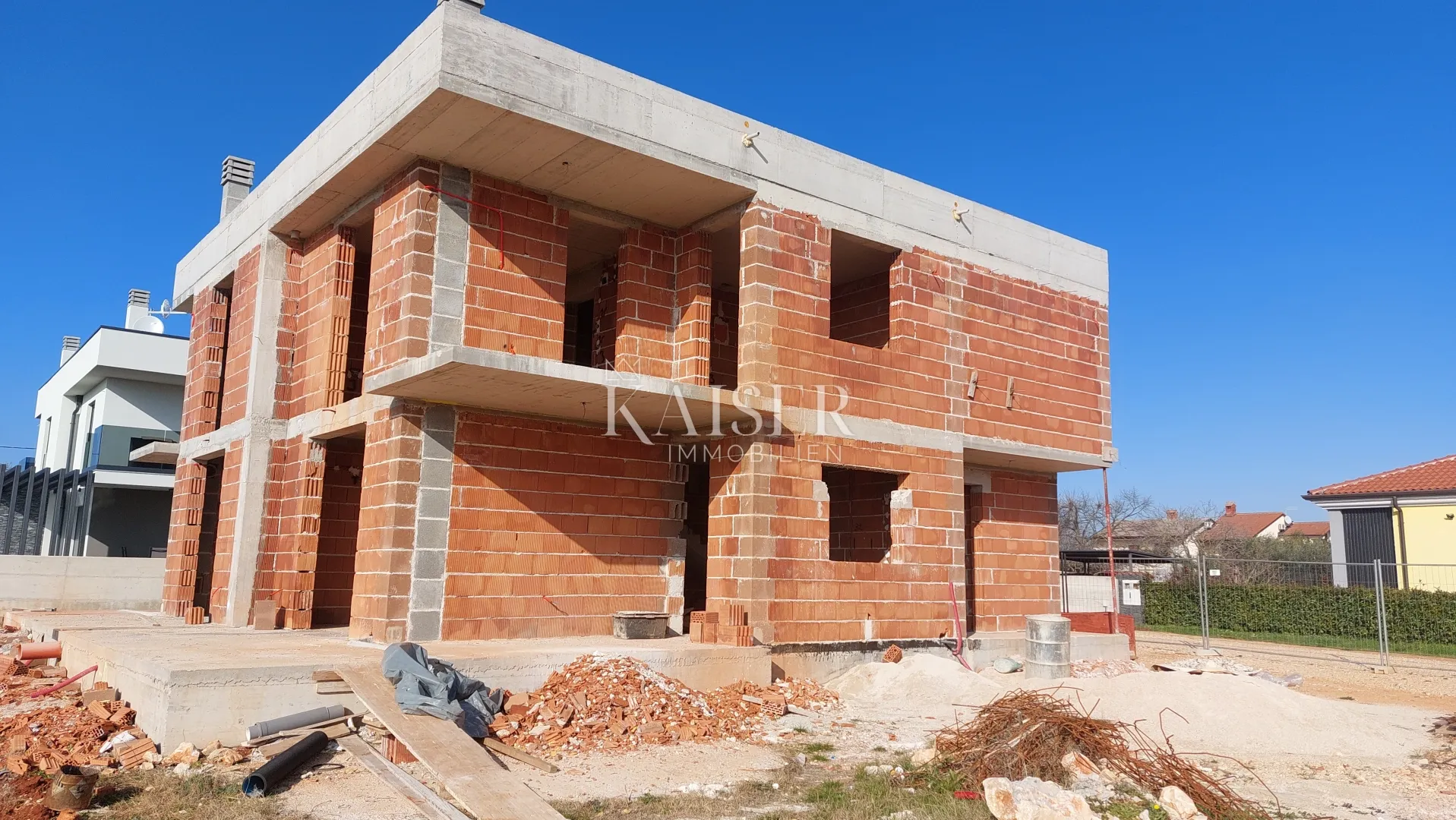 istra, umag okolica - dvojna kuća: dvoetažni stan sa bazenom; 120m2 - slika 19