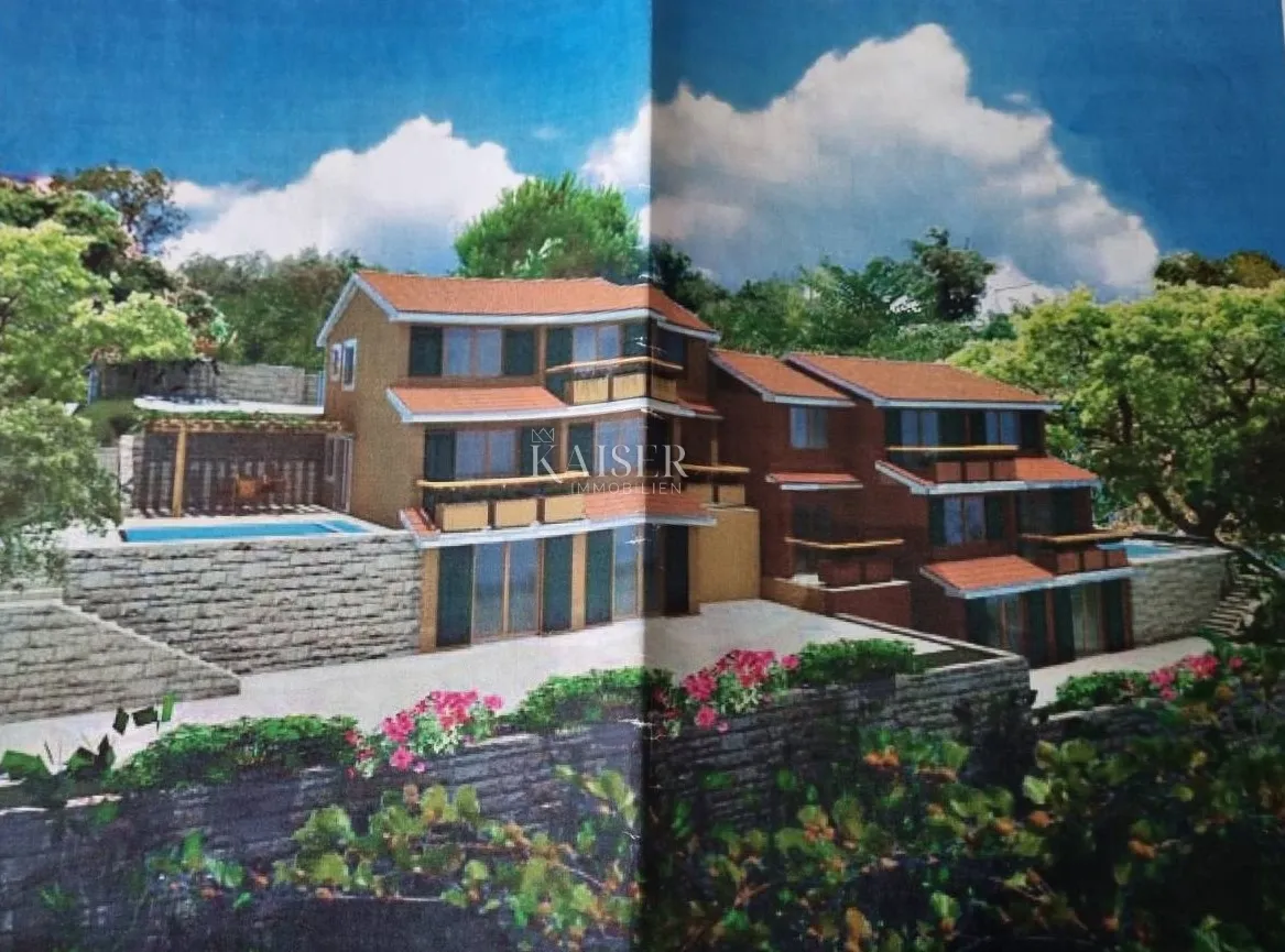 Matulji, građevinsko zemljište s potvrdom glavnog projekta - Rukavac, Matulji