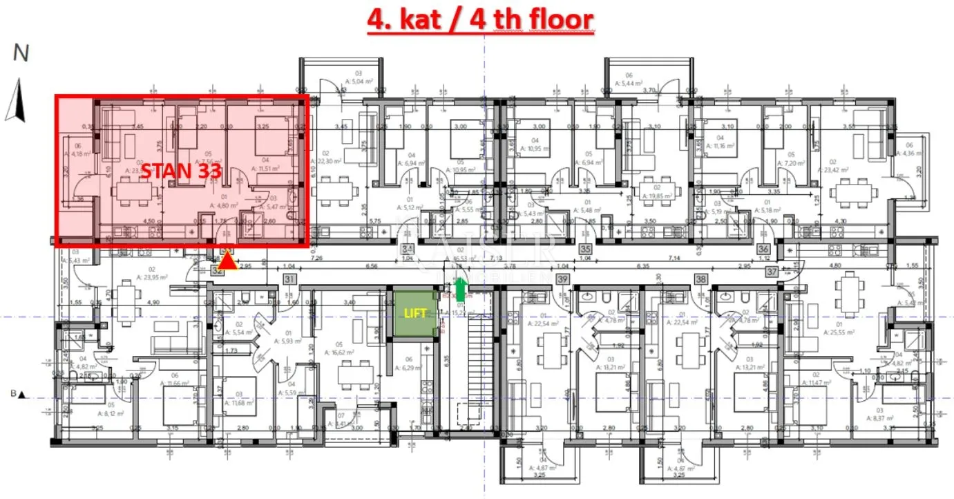 istra, pula – moderan dvosoban stan 54m² s balkonom - slika 14