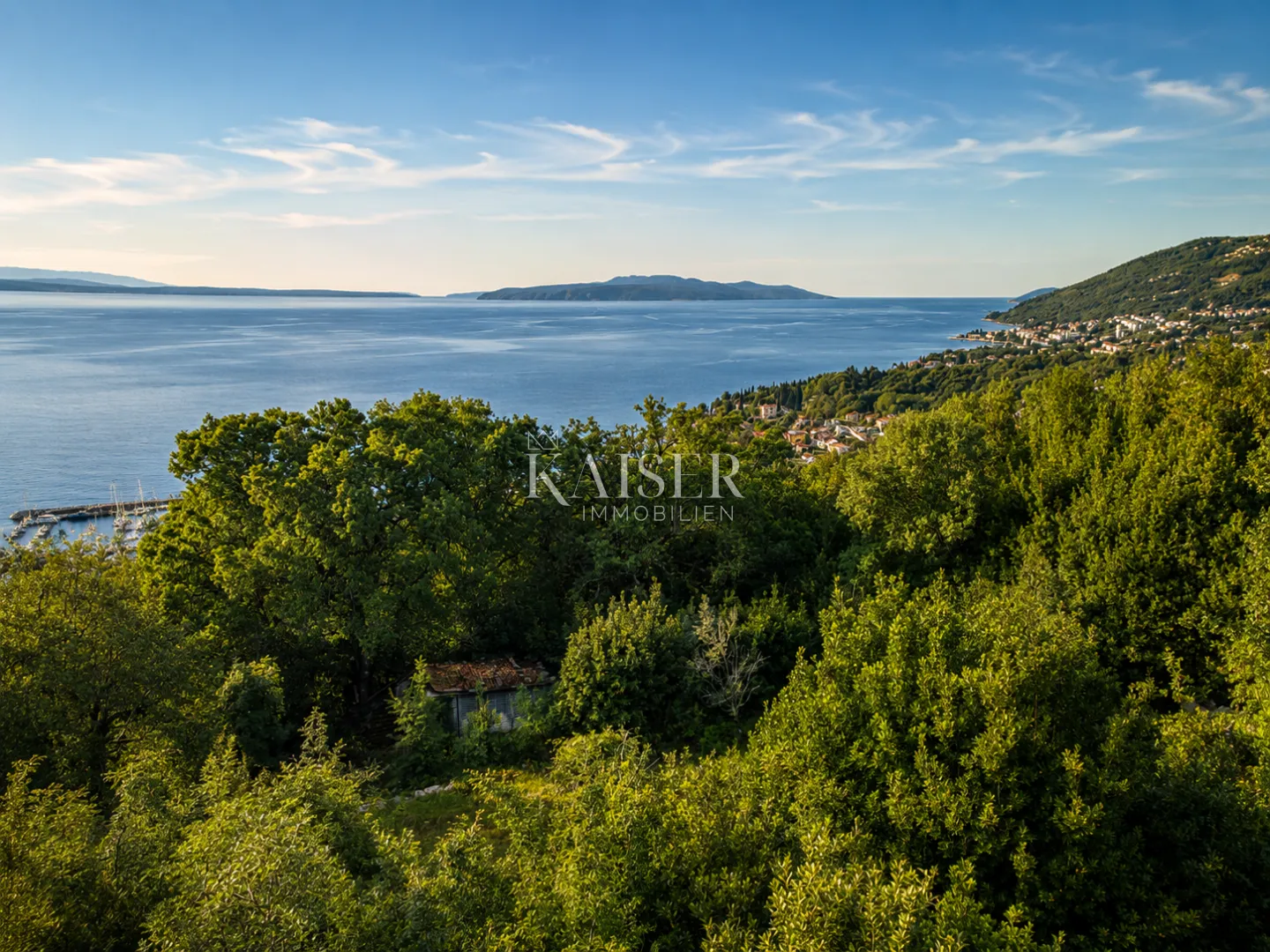 opatija, ičići – panoramsko zemljište s otvorenim pogledom – investicijska prilika na opatijskoj rivijeri - slika 4