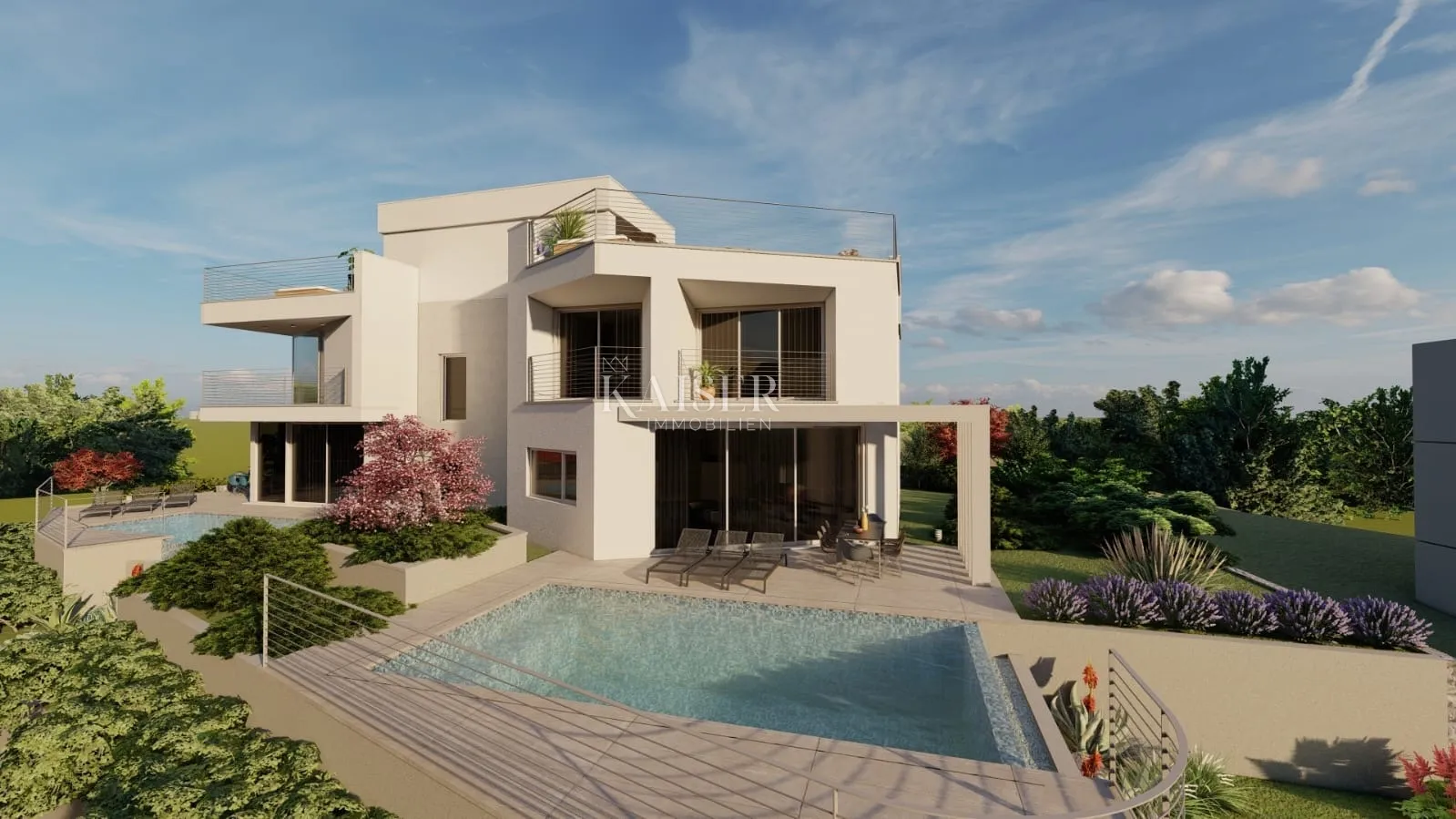 kostrena - luksuzni dvoetažni stan 251 m2 - slika 2