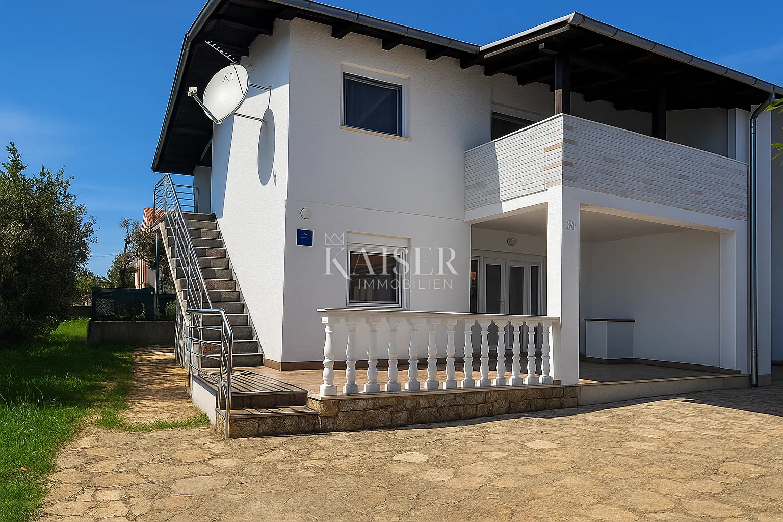 zadar – petrčane – kuća s 2 apartmana i pogledom na more - slika 2