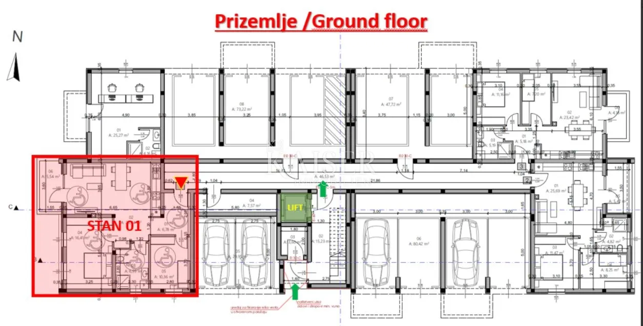 istra, pula- moderan dvosoban stan 75m2 u novogradnji - slika 10