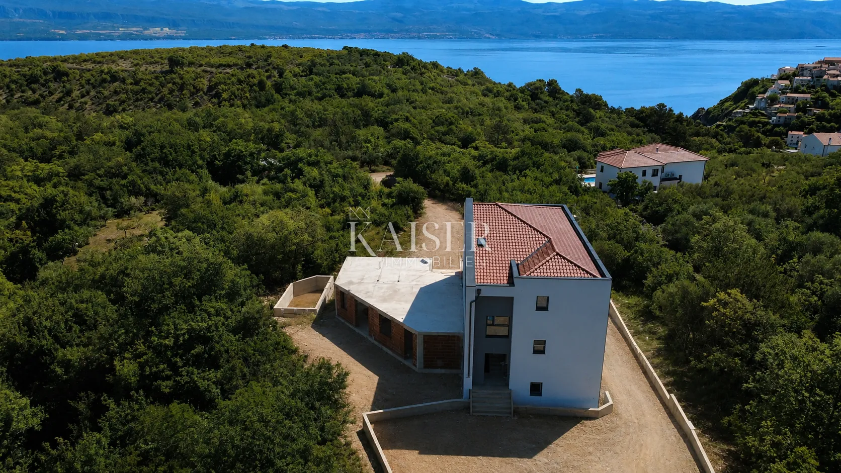 otok krk, vrbnik-moderan stan 107m2 s pogledom na more - slika 12