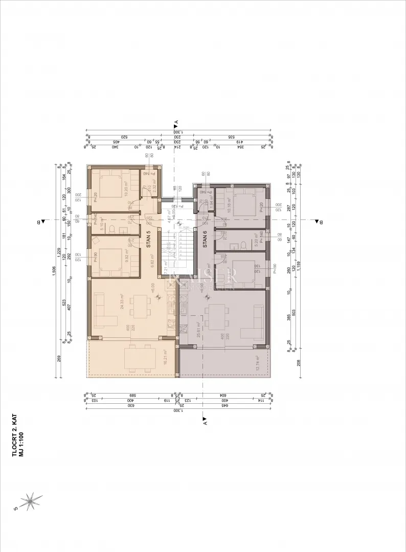 otok pag – povljana penthouse s6: 2s, more i terasa - slika 18