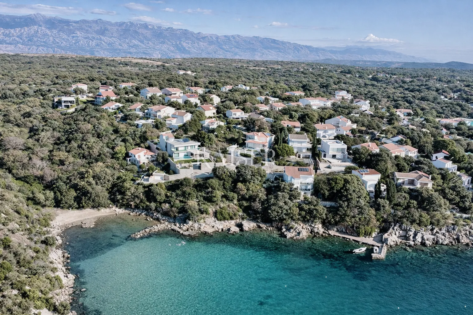 pag, potočnica – obiteljska vila s bazenom i predivnim pogledom 100 m od plaže - slika 39