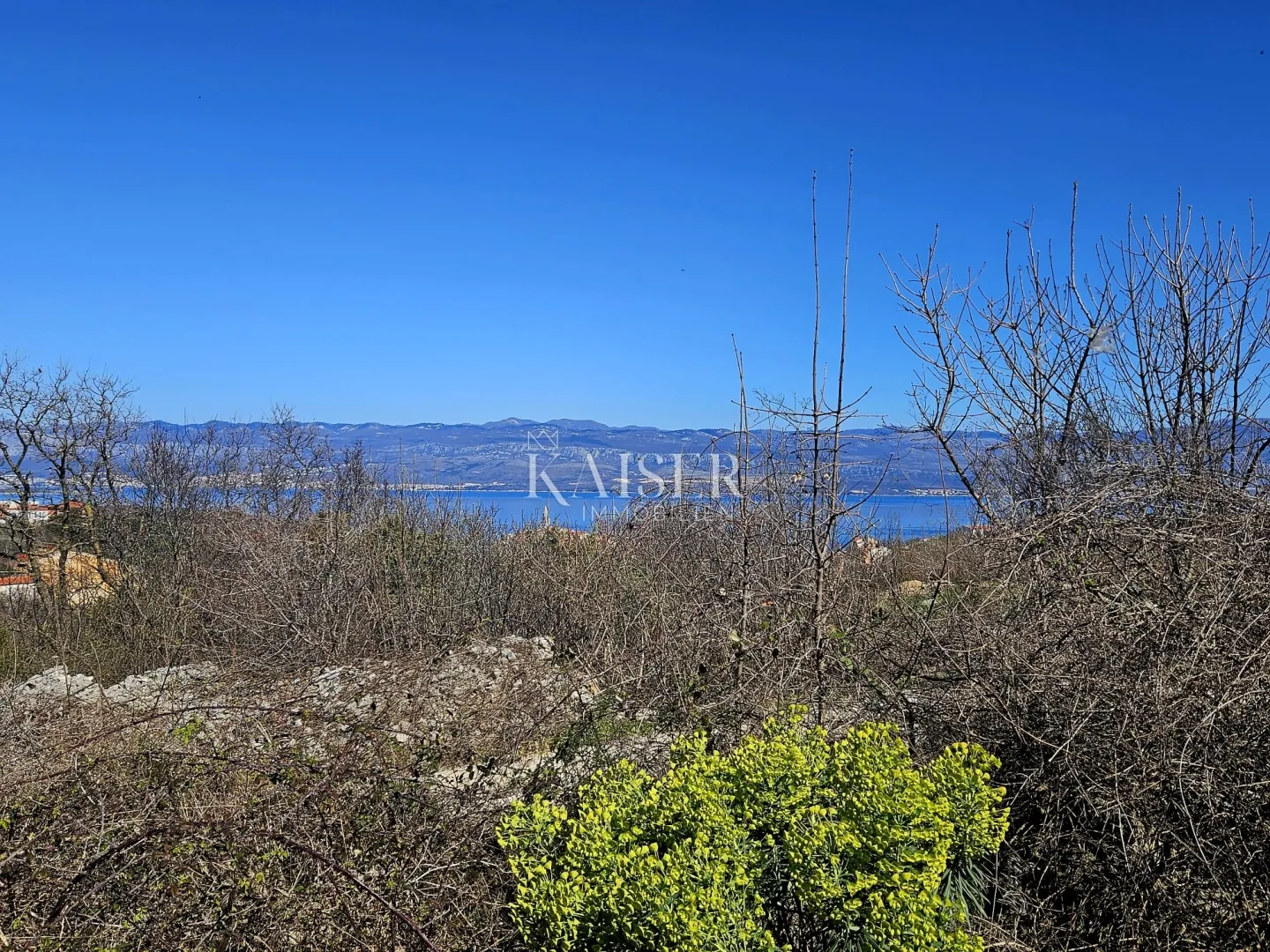 vrbnik - građevinsko zemljište 2.500m2, pogled more - slika 6