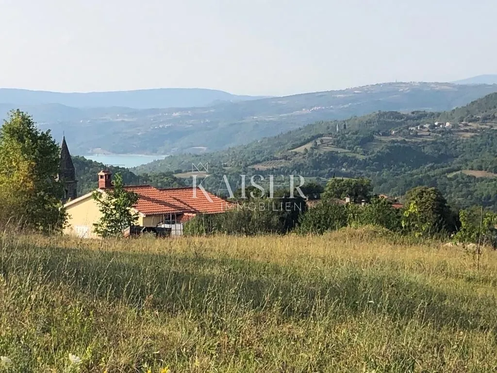 istra, pazin - građevinsko zemljište s pogledom na jezero butoniga - slika 2