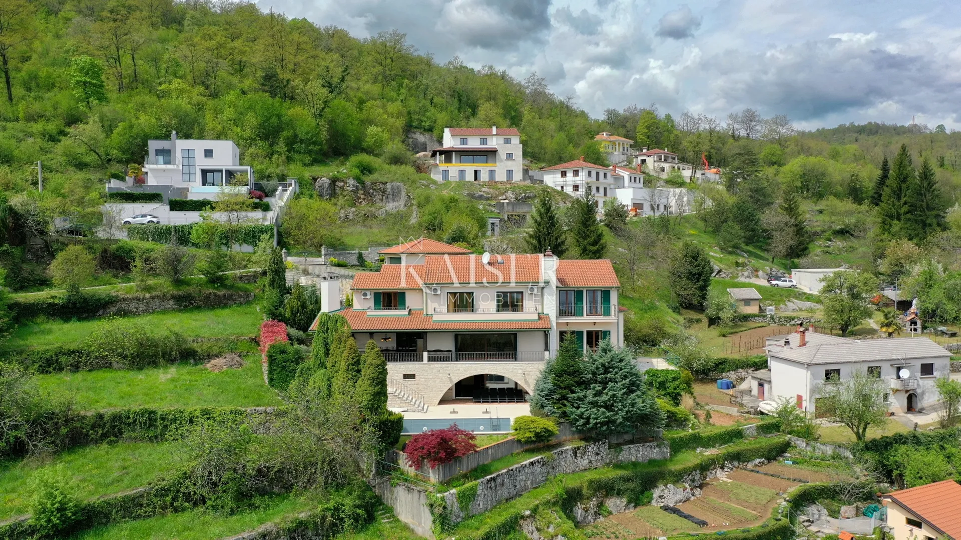 opatijska riviera, vila s bazenom - slika 2
