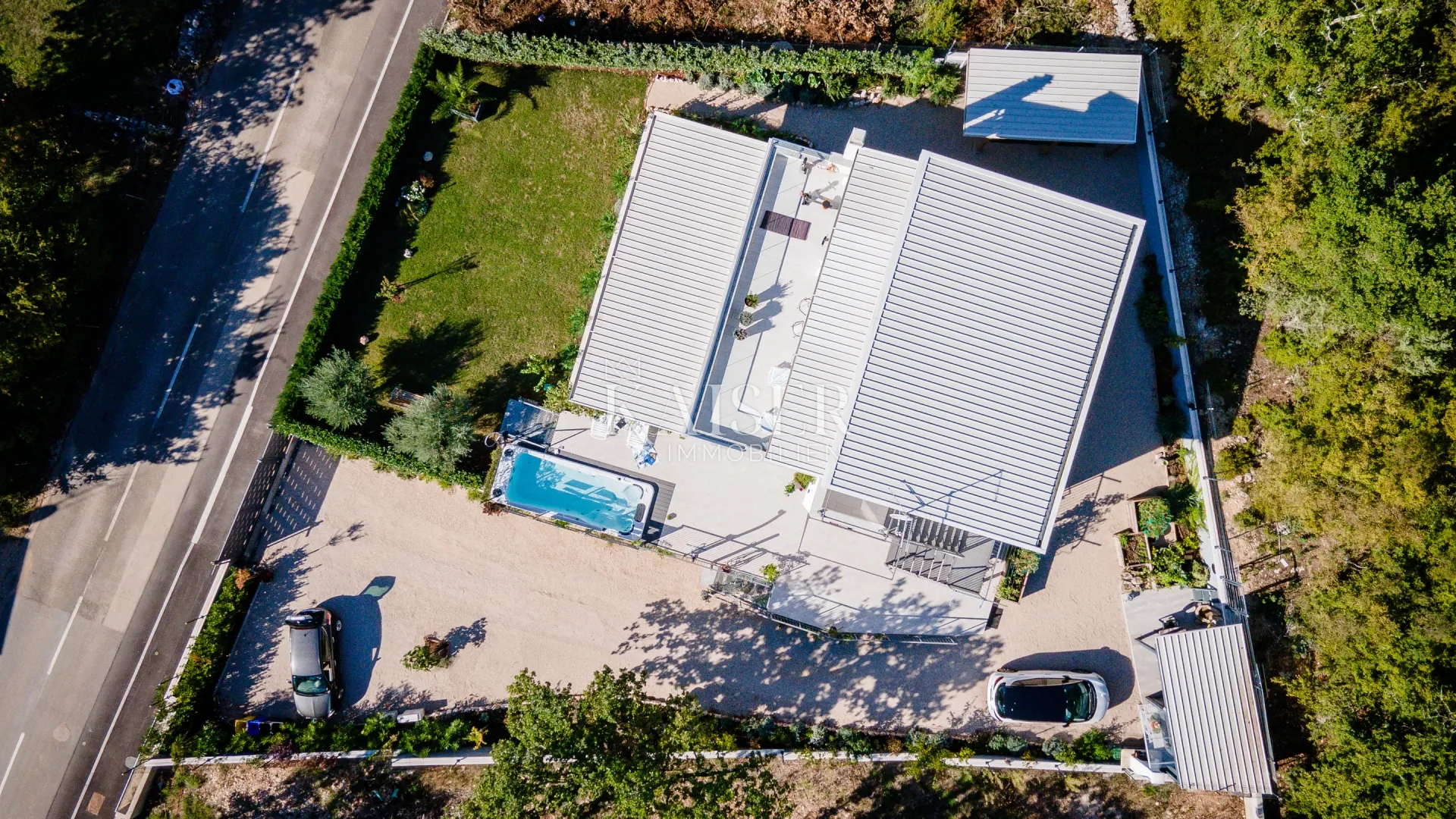 otok krk, malinska-moderna vila 190m2 s pogledom na more - slika 35