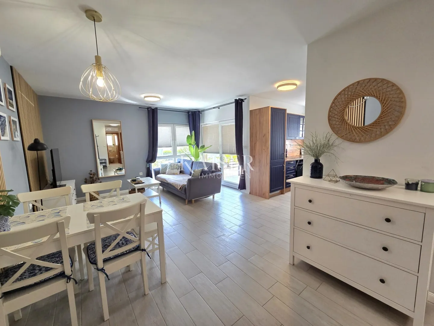 krk, čižići - stan 61m2 u prizemlju, sa 70m2 okućnice - slika 4