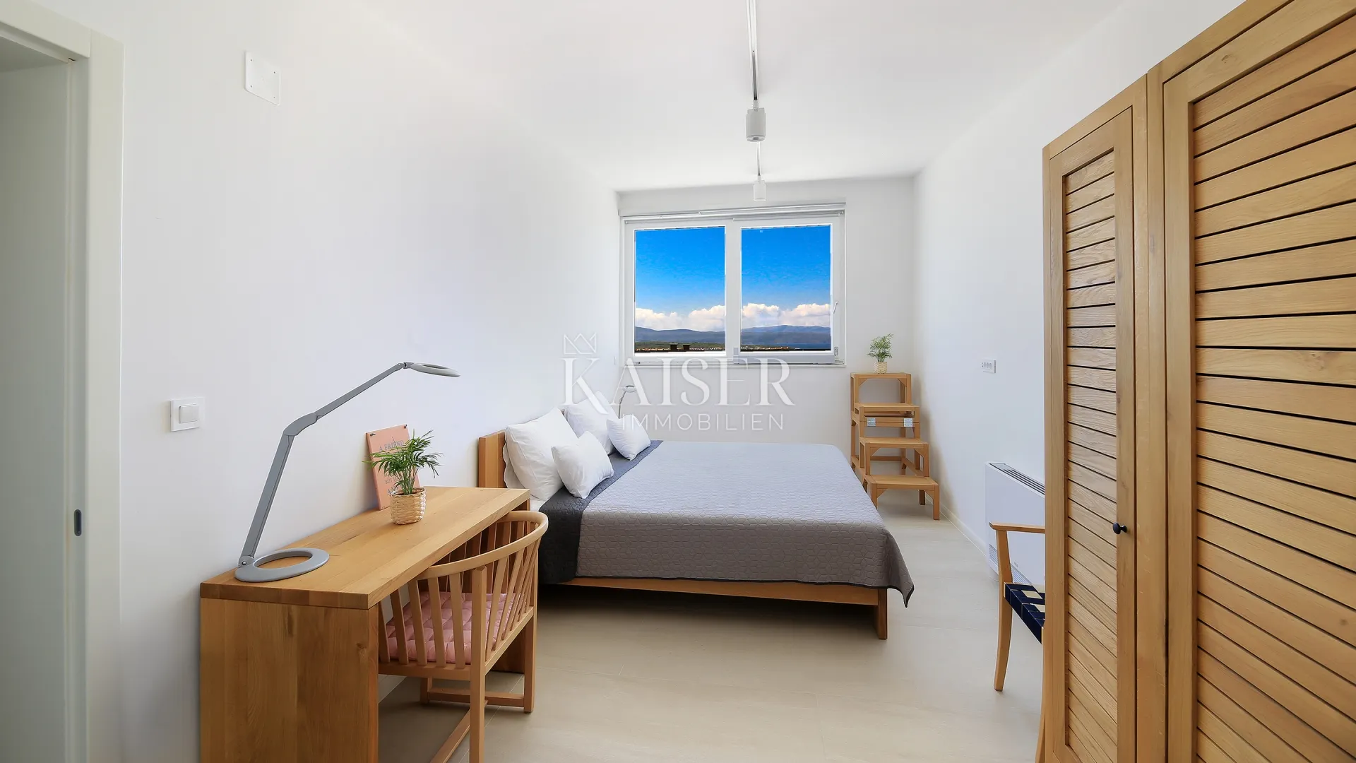 otok krk, malinska- moderna vila 200m2 s bazenom i pogledom na more - slika 21
