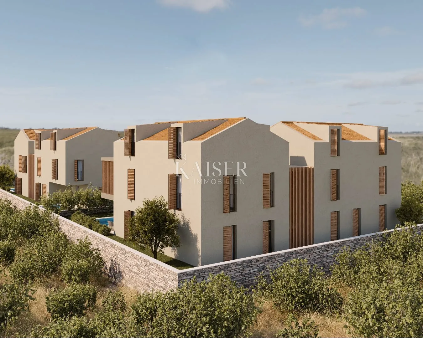 istra - višnjan, građevinsko zemljište sa projektom za stanove pogled more - slika 16