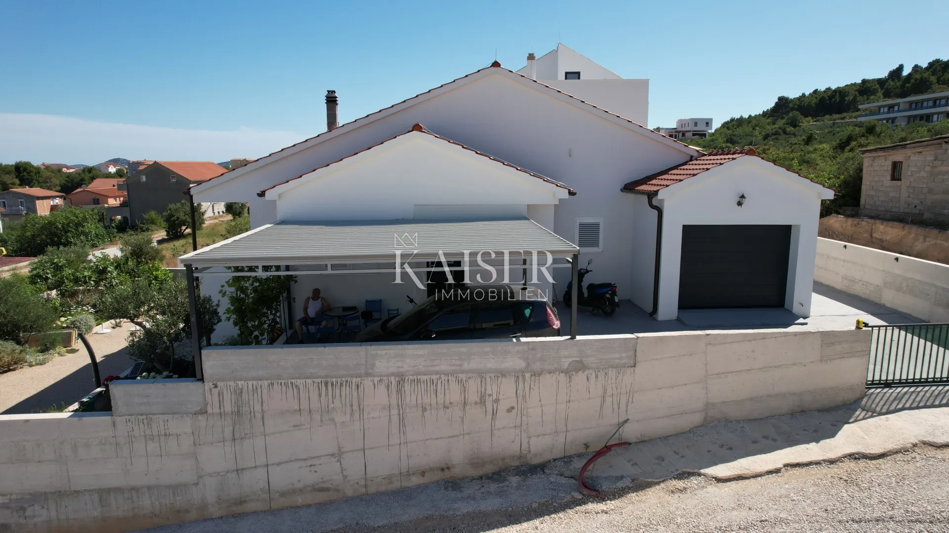 vodice,šibenik - moderna samostojeća prizemnica s garažom i velikom okućnicom - slika 12