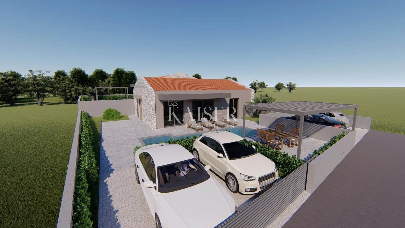 istra, vižinada - dvojna kuća s bazenom - slika 2