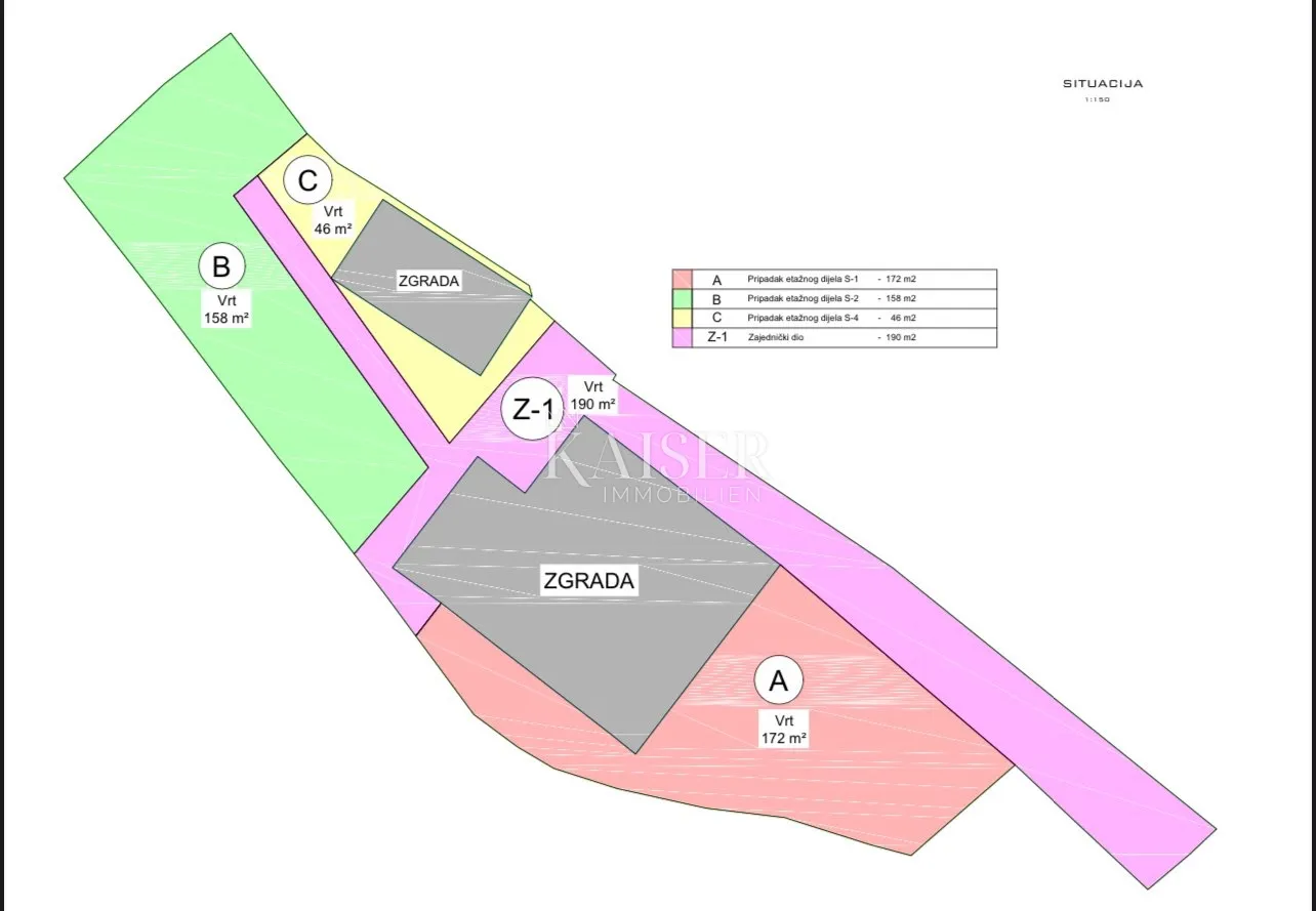 otok cres, cres - kuća sa 4 stana, 288m2, 50m od mora sa prekrasnim pogledom - slika 50