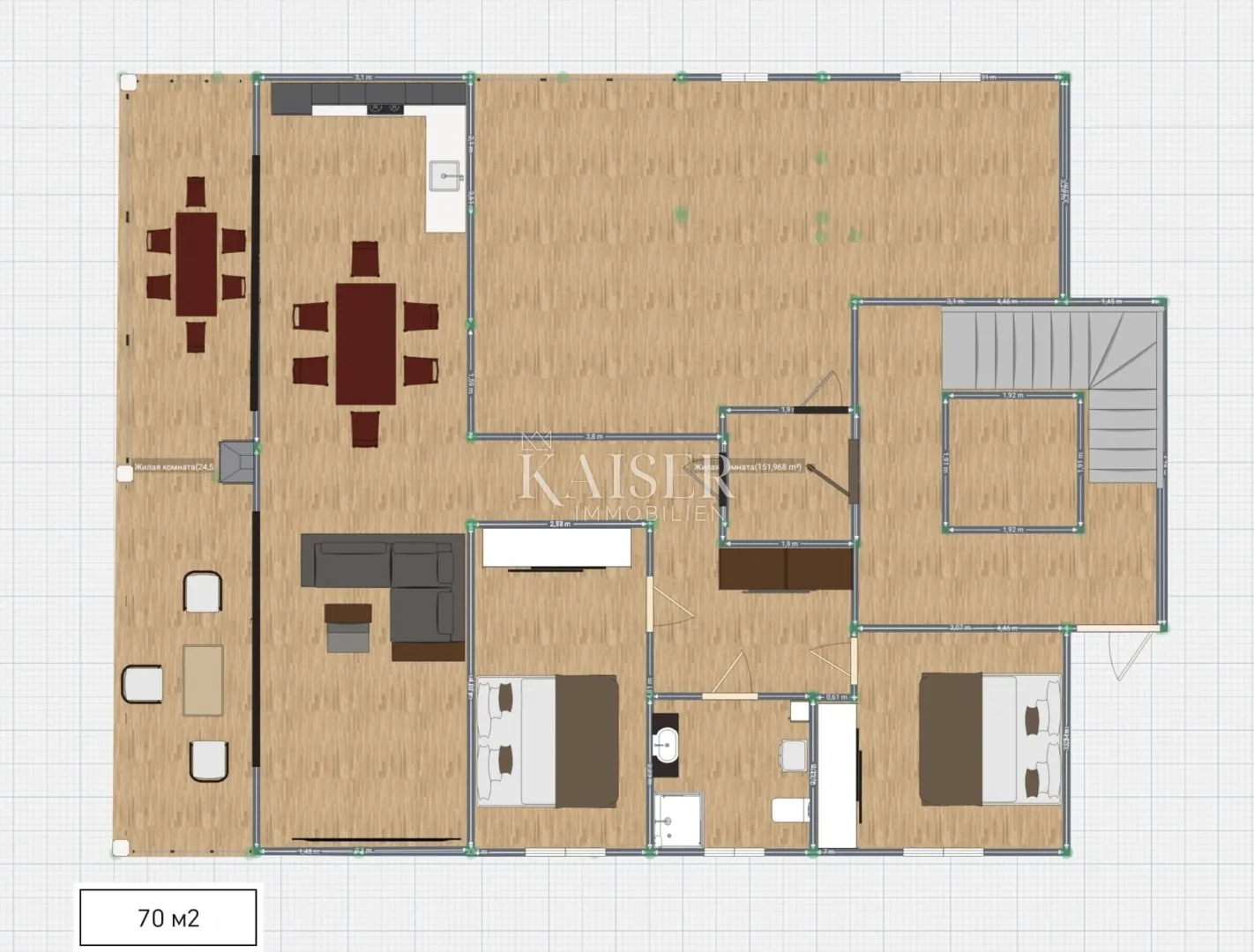 istra, medulin - stan 78m2 - slika 10