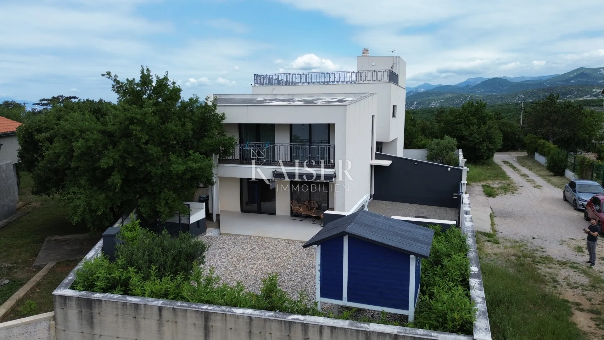 rijeka, šmrika - moderna luksuzna vila sa dva stana i bazenom - slika 26