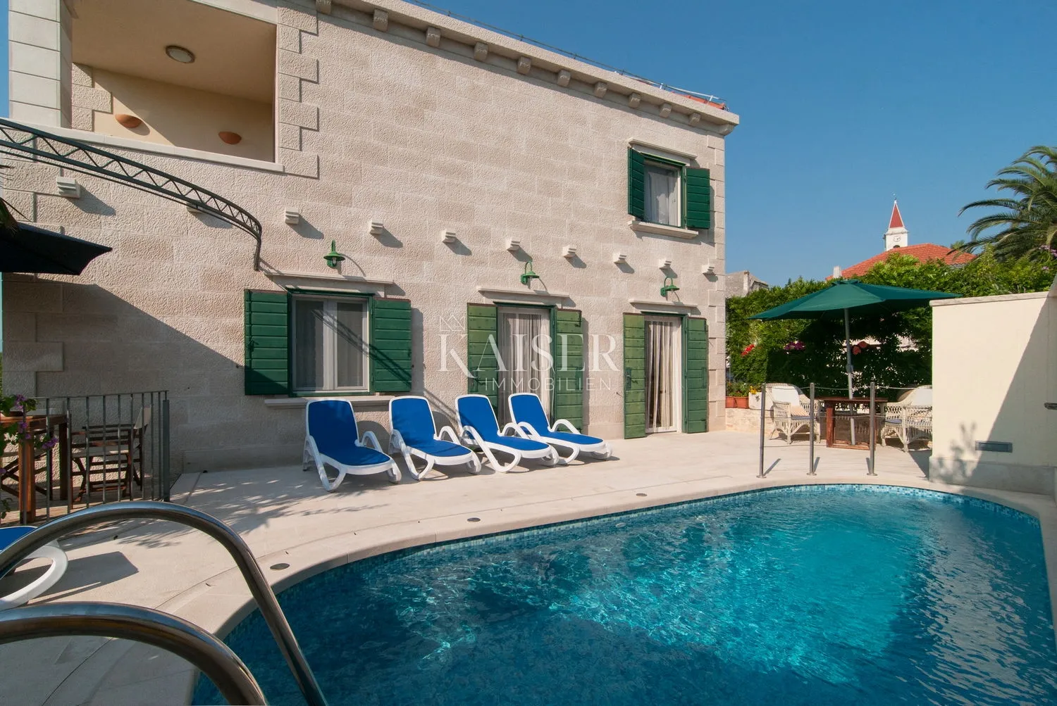 Otok Brač, Supetar - kamena villa sa pogledom na more