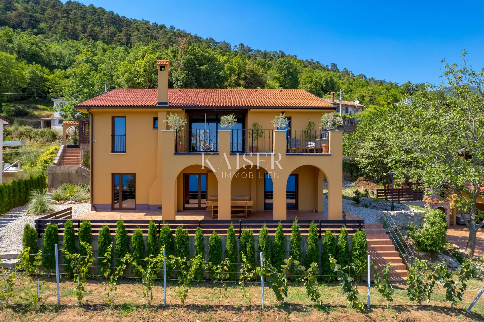 opatija, poljane,300 m2 kuće s prekrasnim pogledom na kvarner za najam - slika 2